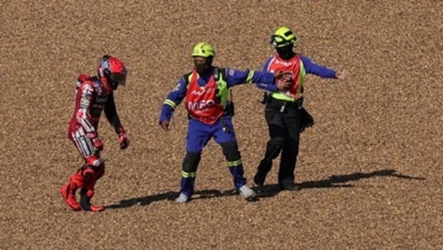 Kronologi Ban Marc Marquez Bermasalah hingga Tersingkir di MotoGP Thailand 2026