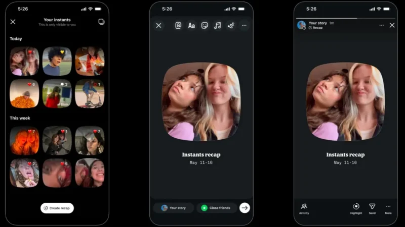 Instagram Rilis Fitur Instants untuk Berbagi Momen secara Real-Time