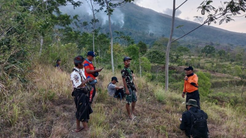 Alarm Ancaman Ekologis Kebakaran Hutan di Lereng Gunung Agung Hanguskan Belasan Hektar Kawasan Lindung